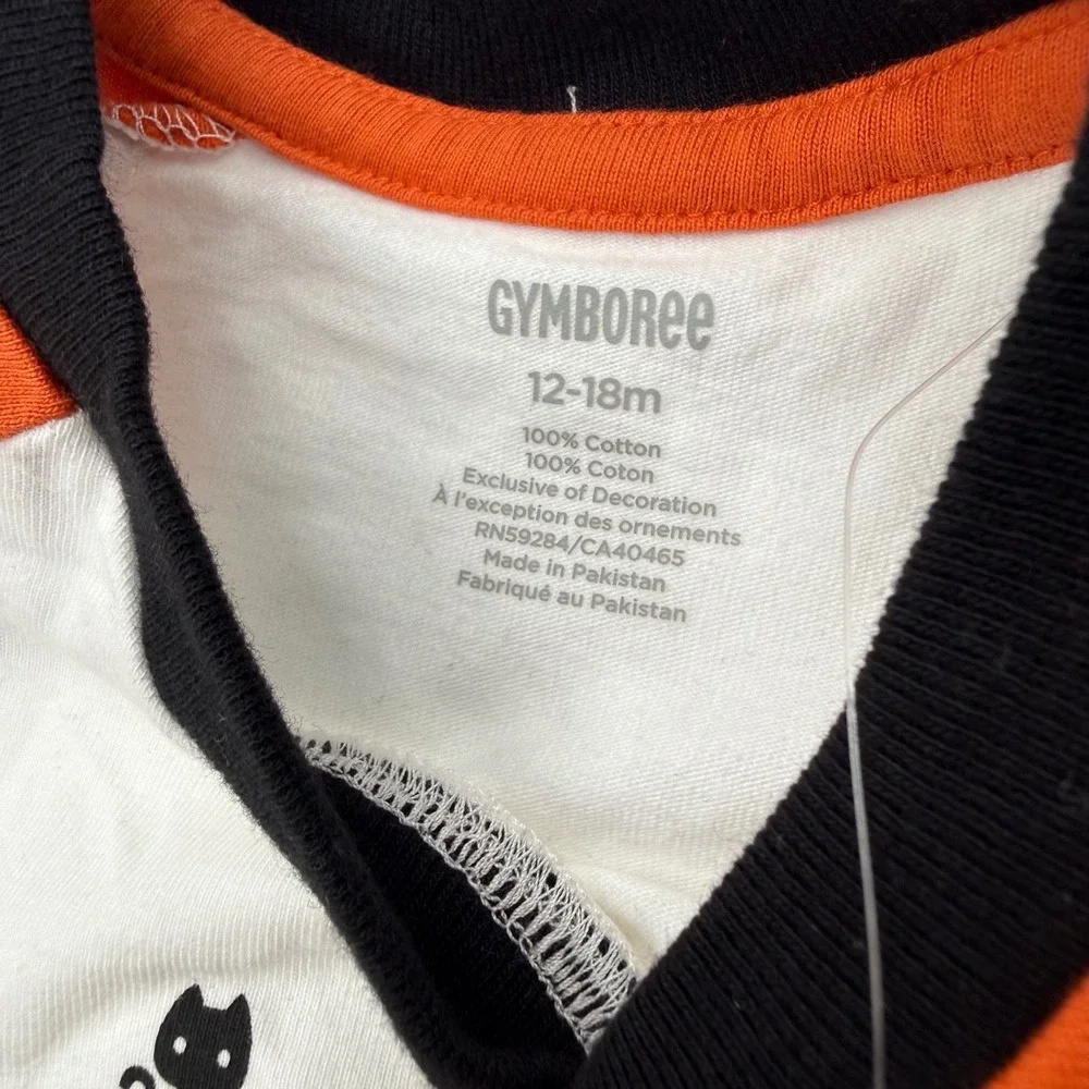 OshKosh B'gosh Baby 12-18M Halloween Haunted House Raglan Shirt NWT